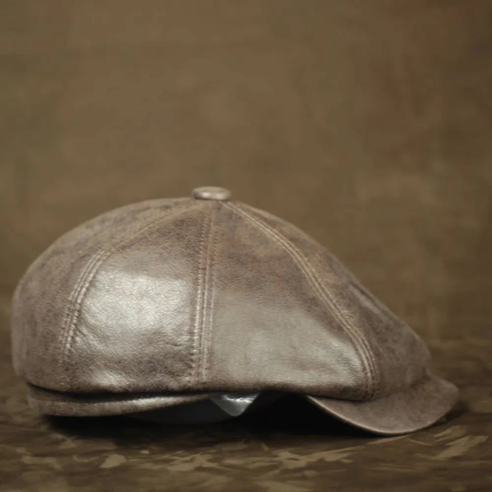 Beret militaire cuir | Élégance et Confort Réunis