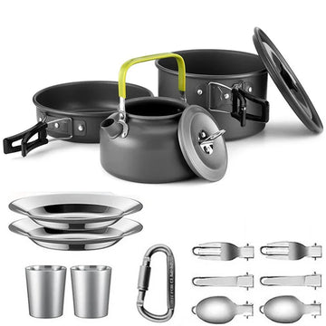 Set de cuisine de survie compact | Cuisine en plein air