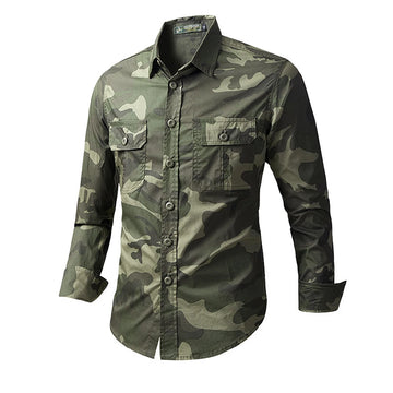 Chemise militaire homme Camouflage | Confort tout-terrain