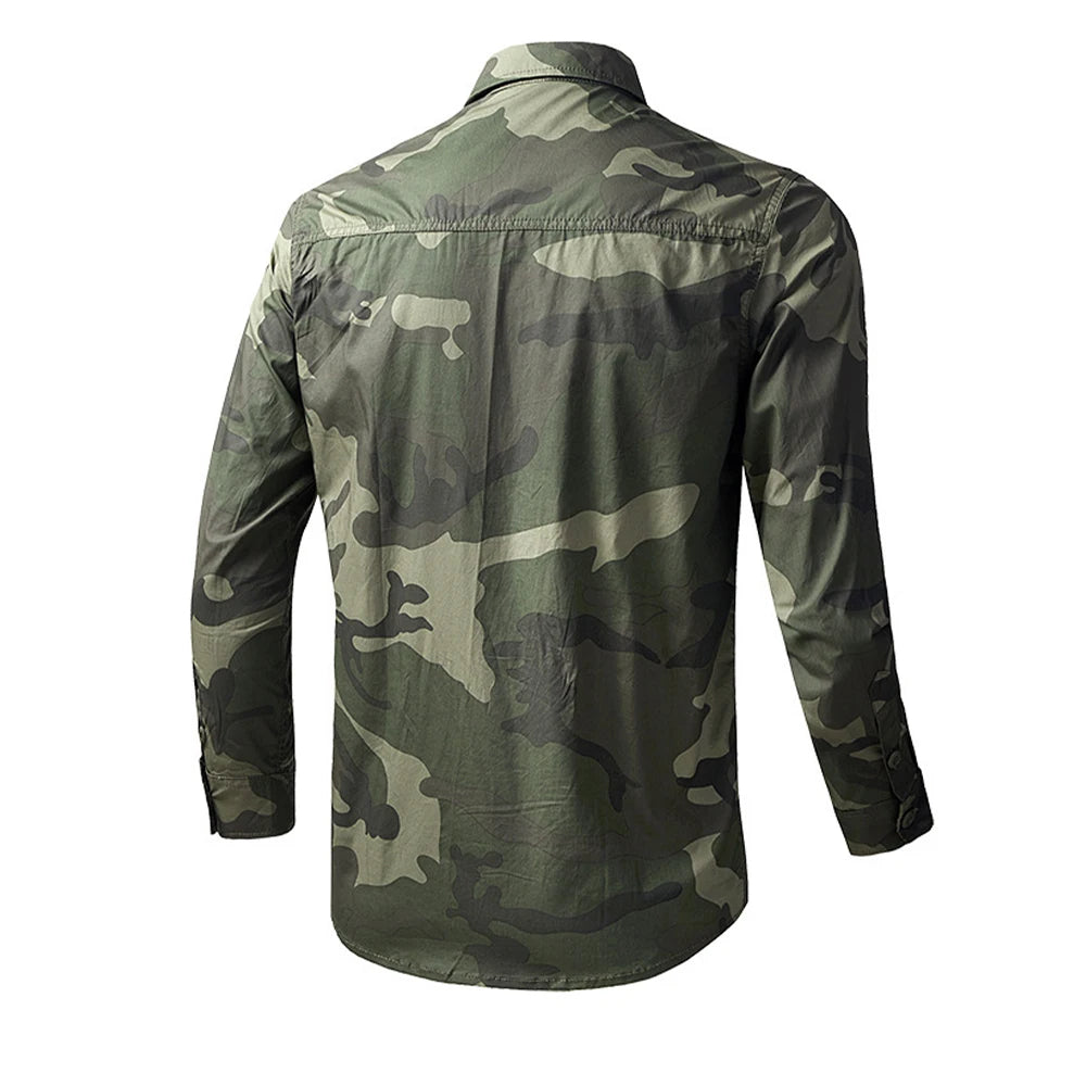 Chemise militaire homme Camouflage | Confort tout-terrain