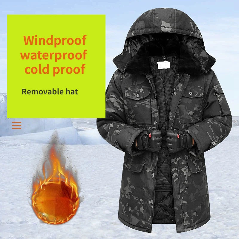 Parka militaire homme Camouflage | Chaleur et Confort