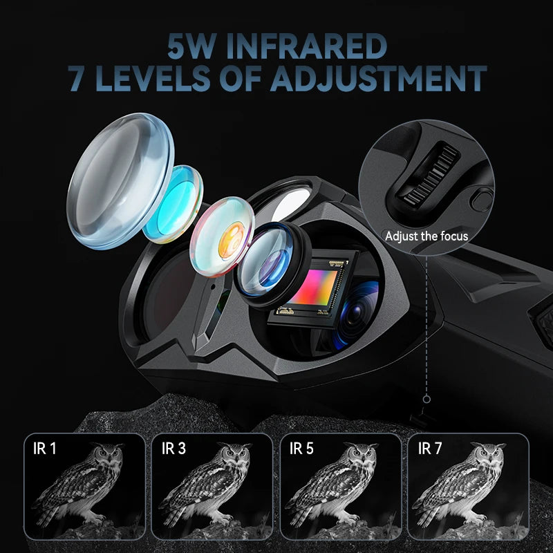 Jumelles à Vision Nocturne 4K | Exploration Nocturne Inégalée