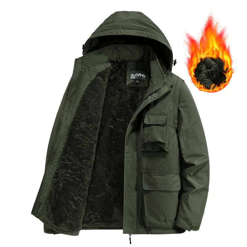 Parka militaire homme multifonction | Style et Chaleur