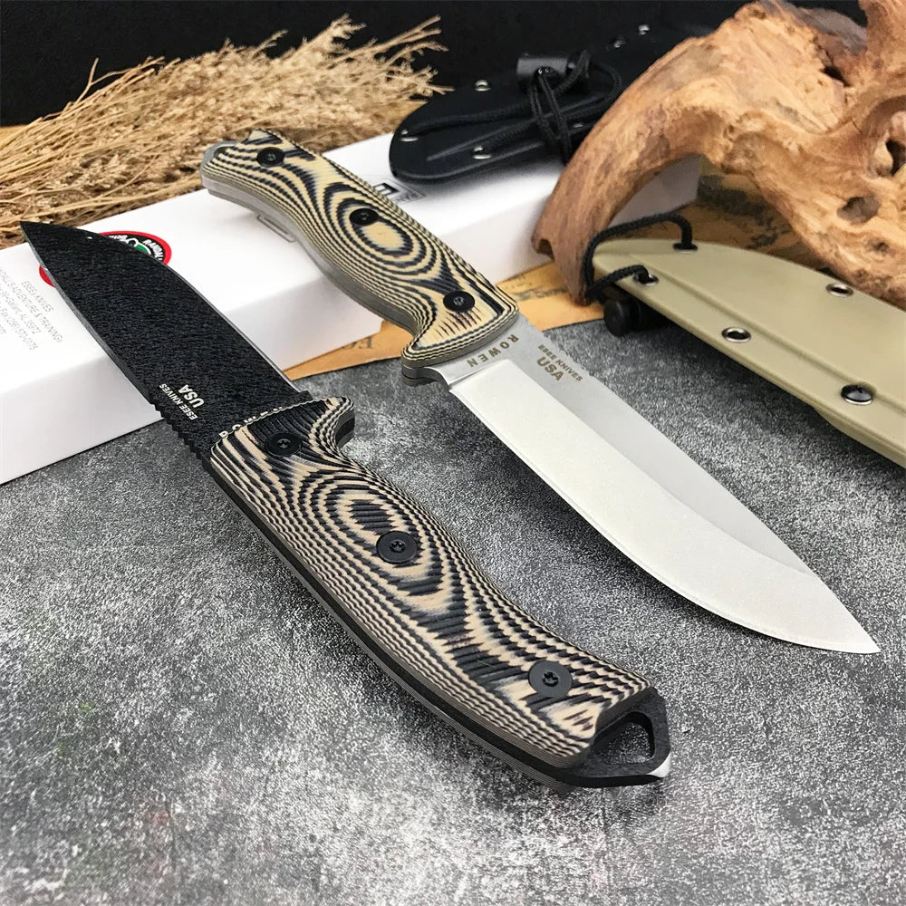 Couteau Bushcraft Compact | Robustesse et Durabilité